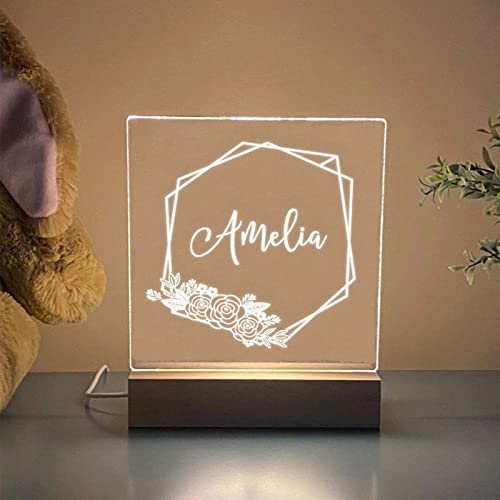 Lámpara de noche personalizada para habitación infantil