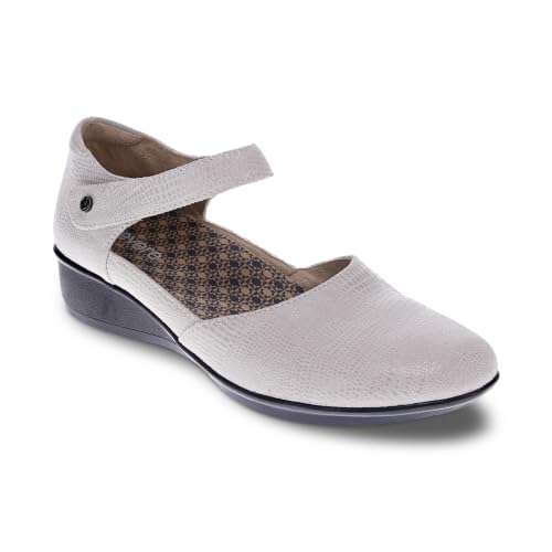 Image of Revere Osaka Mary Jane - Premium Leather - Orthotic-Friendly Removable Insoles - Adjustable Strap - Arch Support - Stylish Wedges for All-Day Comfort