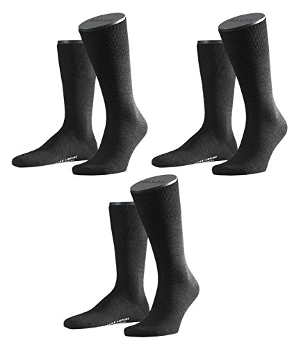 Preisvergleich Produktbild FALKE Herren Business Socken Airport, 3er Pack, Anthrazit Mel., Gr. 43-44