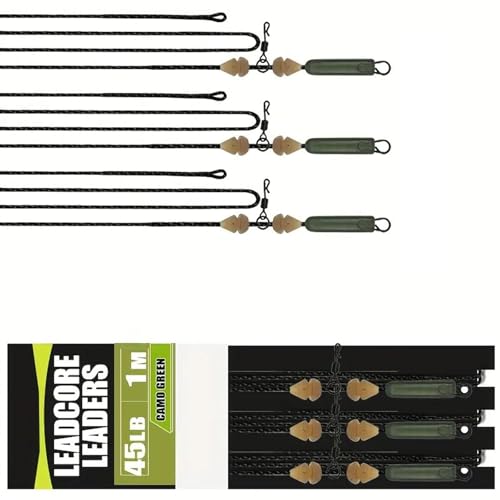 Set of 3 Advanced Braided Leads Cores Fishing Line Engineered with Tight 8 Braided Pattern for Secure Handling High Smoothness B