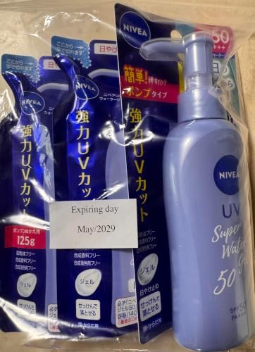 Japanese sunscreen Ni-vea Super Water Gel Pump SPF50 PA+++ (Pump+2Refill) — view 7
