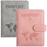 Xialvy - 2 soportes para pasaporte,