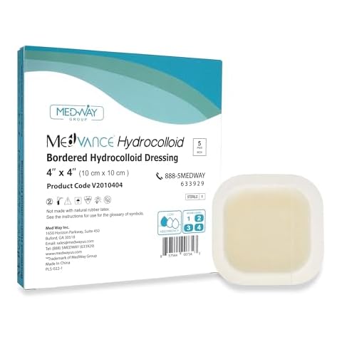 MedVance Hydrocolloid Adhesive Dressing, 10 cm x 10 cm Cover