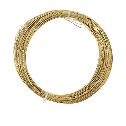 Modengzhe 7-Strand Golden Wire Braided Windshield Cutting Wire Auto Car Glass Removel Wire Rope, 72 Ft Length, 0.8mm Dia 20 AWG Cover