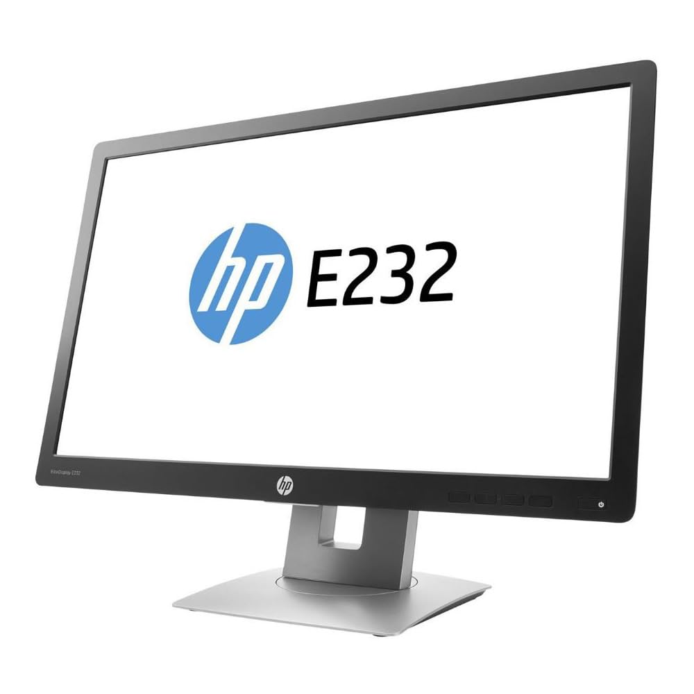 HP LCD EliteDisplay 23 E232 / Black/Silver / 1920x1080, 1000:1, 250 cd / m2,DisplayPort, USB Hub, AG (Generalüberholt)