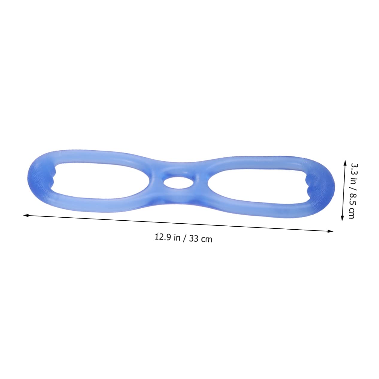 Veemoon 2pezzi Bande Di Resistenza Silicone Per Esercizi Di Yoga Per Allenamento Muscolare e Sviluppo Toracico Blu e Attrezzo Fitness Compatto e Portatile Per Body Building e Palestra