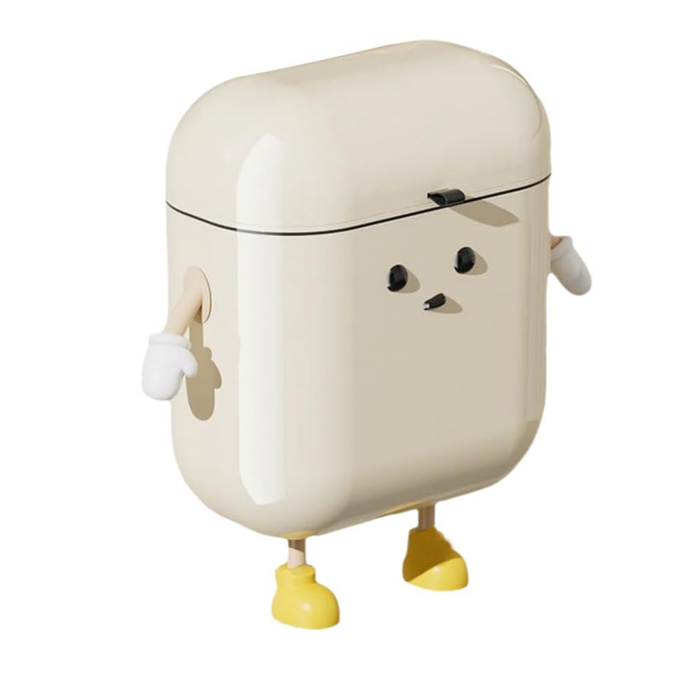 CTRLZS Compost Bin Indoor Kitchen Sealed Hanging Small Trash Can for Bathroom, RV for Countertop, Mountable Garbage Can
