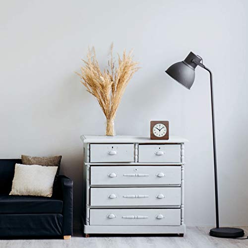 Aromustime 3-Inches Square Wooden Alarm Clock With Arabic Numerals, Non-Ticking Silent, Backlight, Battery Operated, Brown #TOP4