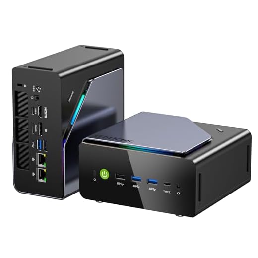 GMKtec K12 Gaming Mini PC Oculink AMD Ryzen 7 H 255 (Upgraded 8745HS) 32GB DDR5 RAM 512GB SSD, Desktop Computer Radeon 780M Graphics, 3X M.2 2280 Storage Expansion, Dual NIC 2.5G, HDMI 2.1, USB4