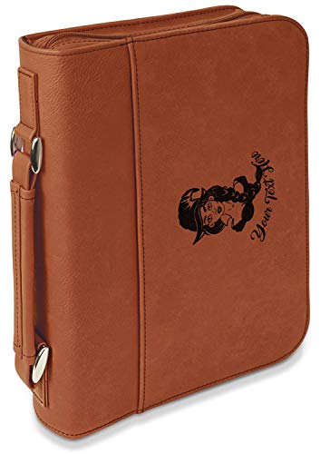Personalized Witches On Halloween Leatherette Bible Cover with Handle & Zipper - Small - Double Sided