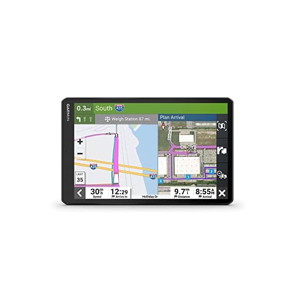 Garmin dēzl™ OTR1010, Extra-Large, Easy-to-Read 10” GPS Truck Navigator, Custom Truck Routing, High-Resolution Birdseye Satellite Imagery, Directory of Truck & Trailer Services