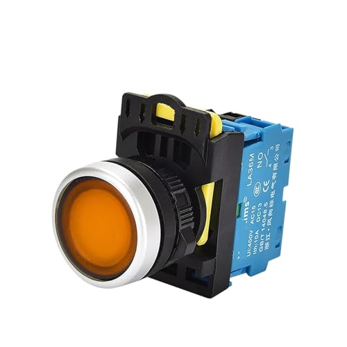 Bouton poussoir LA36M lumineux 110V plat pour éviter les déclenchements accidentels en usine