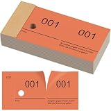 Nezyo Numéros Doubles de 1 à 100 sur Bloc Billets de Tombola Blocs de...