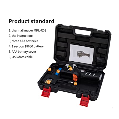Caméra thermique portable LCD 2.4 pouces avec capteurs infrarouges 240x320 pixels - 5