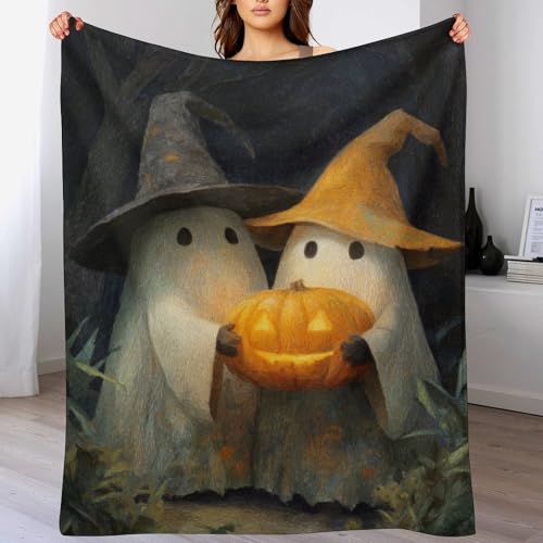 Couverture anti-boulochage fantômes mignons et durable pour lit - 5
