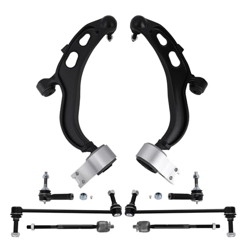 maXpeedingrods 8Pc Front Suspension Kit for Ford Taurus Flex 2013-2016 Lincoln MKS MKT, 2 Lower Control Arm w/Ball Joint 2 Sway Bar End Links 4 Tie Rod Ends