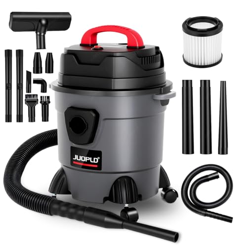 La Mejor Lista de Aspiradora Koblenz los mejores 10. 44 JUOPLD Aspiradora Húmeda y Seca, 1500W Aspirador Industrial para Cenizas, Depósito de 18 L, Juego de Filtros, Escobilla de Limpieza de Tapicerías Función