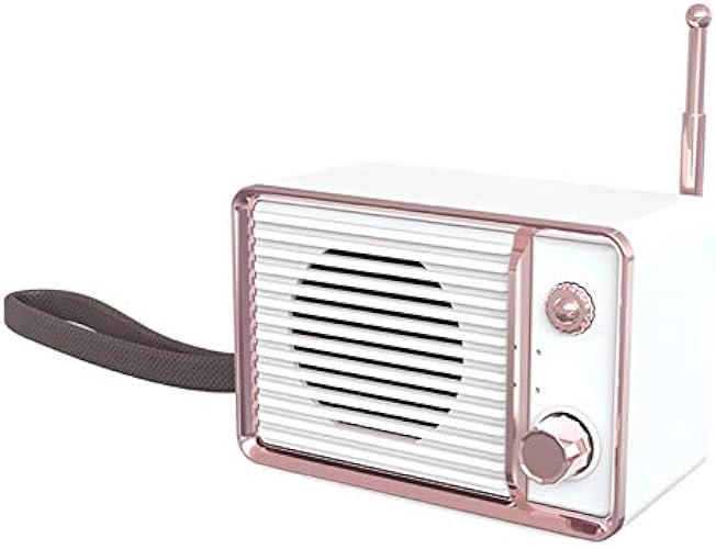 SNOWINSPRING Portable Retro Speaker 50 Vintage Speakers Rechargeable Home Outdoor Travel Music Player White SNOWINSPRING Portable Retro Speaker 50 Vintage Speakers Rechargeable Home Outdoor Travel Music Player White