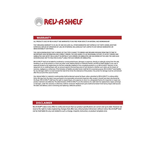 Rev-A-Shelf 4Wc-18Dm2 Double 35-Quart Maple Bottom Mount Pull Out Trash Can Waste Container System With Wood Frame, 2 Containers And Mounting Hardware #TOP3