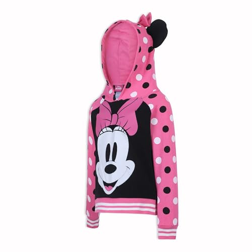 Disney Minnie Mouse Girls Hoodie for Toddlers and Big Kids, Pink, 3 Years - Image 6