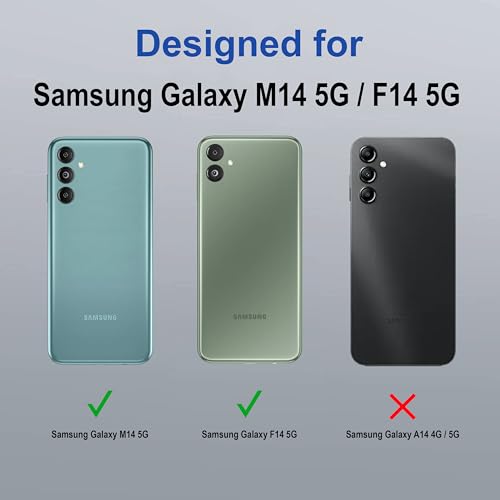 Zapcase Back Case Cover for Samsung Galaxy M14 5G | Compatible for Samsung Galaxy M14 5G Back Case Cover | Case Cover with Camera Protection | (TPU + PC | Translucent Purple) - Image 4