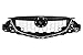 Mazda Radiator Grille - KD45-50-710G
