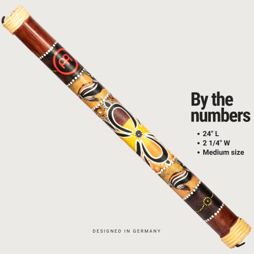 Meinl Percussion Rs1R-M 24" Medium Bamboo Rain Stick With Long Trickle Effect And Hand Painted Design,24" Rain Stick (Red) #TOP4