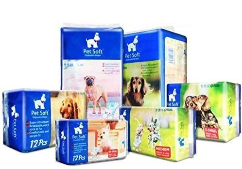 PSK PET MART Disposable Wrap Dog Diaper,12piece (M) (B07Z665KP5) Amazon Price History, Amazon Price Tracker