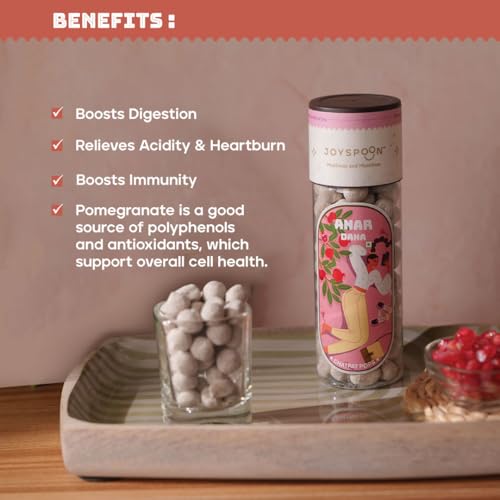 Image of JoySpoon Anardana Goli Pack of 2, 300g Supari Free Mouth Freshener For Digestion After Meal Mukhwas Mouth Freshener