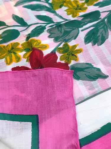 Image of Fabtone Elegant Printed Women's Scarfs |Beach Pareo | 100% Pure Soft Cotton Stole for Ladies /Girls 100x180 cms
