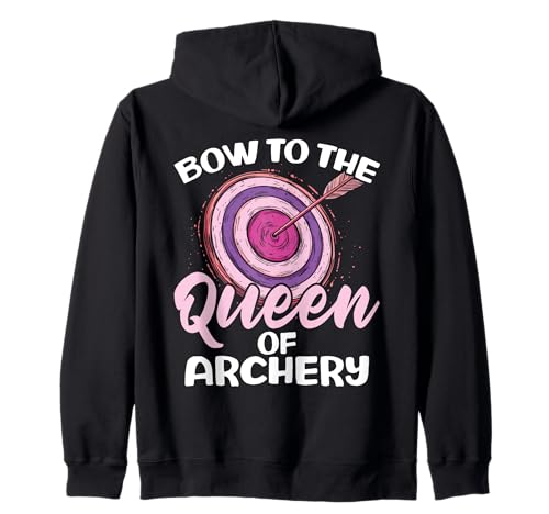 Archery Bowhunt Arrow Design para mujer Archer Sudadera con Capucha
