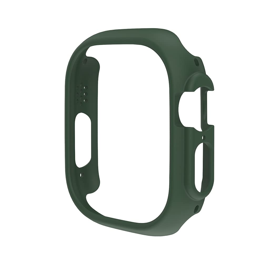 Étui de protection creux Apple Watch Ultra 49mm rigide fini mat vert