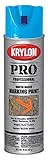 Krylon K07325007 Fluorescent Caution Blue Water Based Marking Paint - 15 oz. Aerosol
