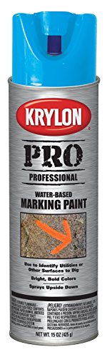 Krylon K07325007 Fluorescent Caution Blue Water Based Marking Paint - 15 oz. Aerosol Krylon K07325007 Fluorescent Caution Blue Water Based Marking Paint - 15 oz. Aerosol