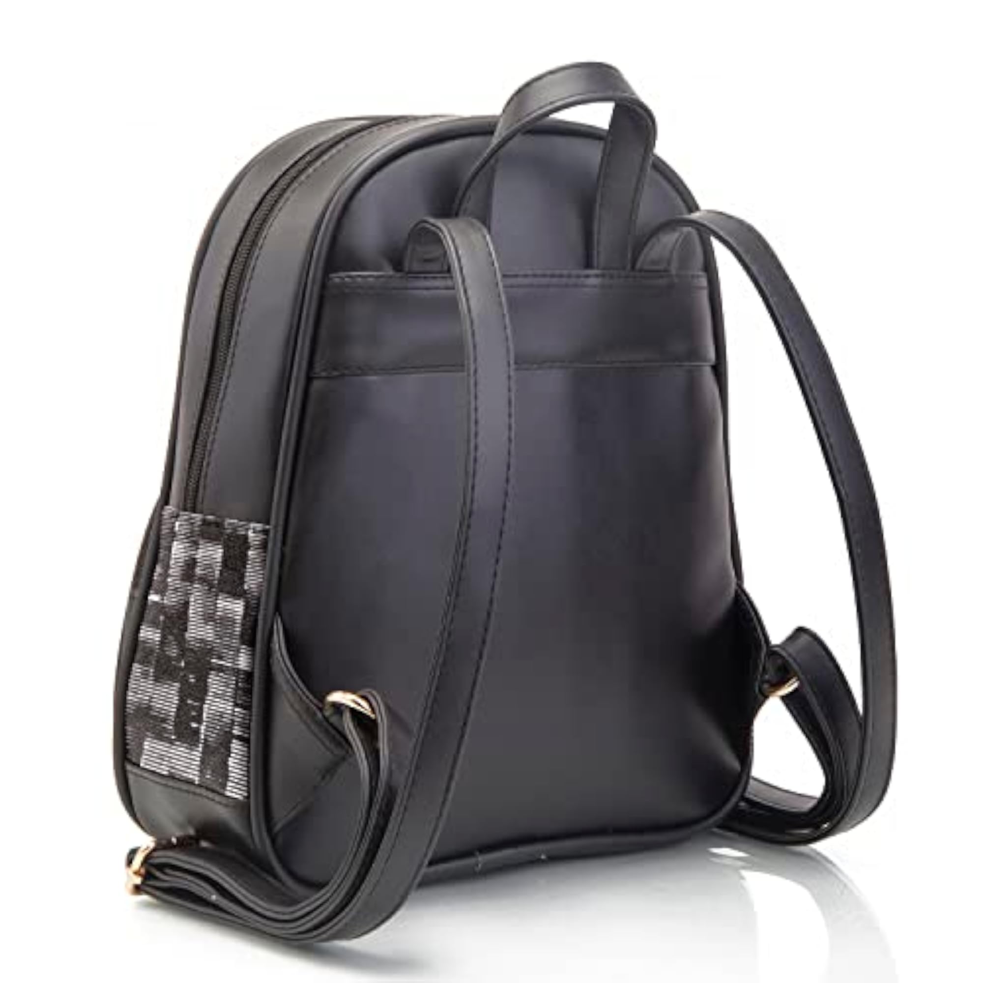 Women's Stylish Mini Backpack with Irregular Stripes