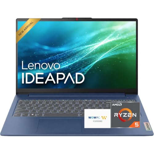 Image of Lenovo IdeaPad Slim 3 • 15.6 inch FHD Business Laptop Computer • 2026 Edition • AMD Ryzen 5 CPU(Beat i7-10710U) • 8GB DDR5 RAM DDR5 • 256GB SSD • Copilot AI • Windows 11 with Office 365 for The Web