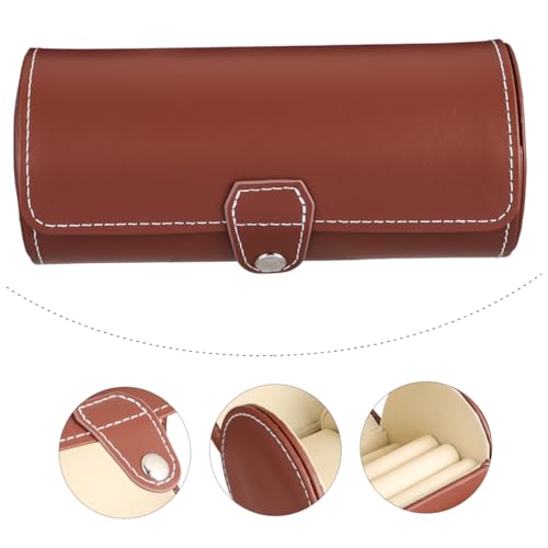 Boîte à Montre Rouge Ipetboom pour Organiser Vos Bijoux sur la Commode de Chambre - 6