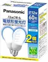 Panasonic パナソニック EFA12ED パルックボール 3個セット パナソニック パルックボール A60形 E26口金 クール色 EFA12EDF