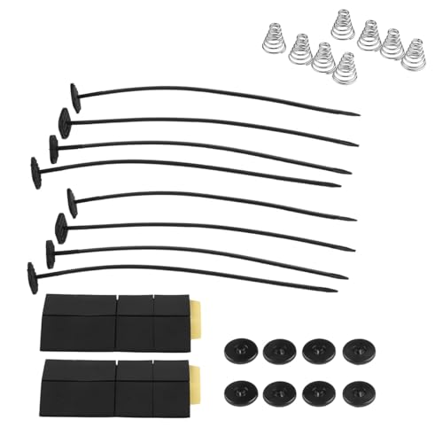 Ywdiml 40PCS Car Radiator Fan Mounting Kit, Vehicle Radiator Cooler Fan Installation Kit, Electric Transmission Cooling Zip Tie Mount Holder Down Set, Universal for Most Vehicles