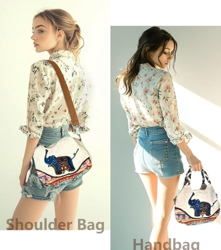 Mini Cotton Shoulder Bag Fashion Small Hand Knitting Tote Handbag2