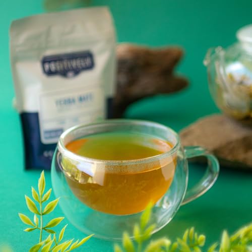 Image of Organic Positively Tea Company, Yerba Mate Tea Bags (Unsmoked), 100 Count, Eco-Friendly Tea Bags, Non-GMO