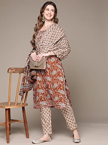 Image of anubhutee Women's Cotton Kurta set