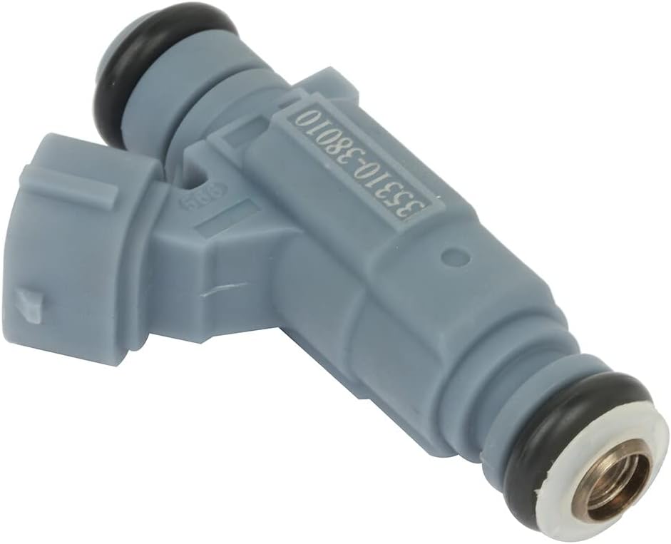 Engine Fuel Injectors LSAILON 4 Pieces Fuel Injector fit for 2001-2006 Hyundai Santa Fe 1999-2004 Hyundai Sonata 2002-2005 Hyundai XG350 2004-2006 Kia Amanti 2002-2006 Kia Optima,4 Holes