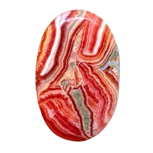Rhodochrosite naturelle pour fabrication bijoux cabochon ovale bricolage pendentif