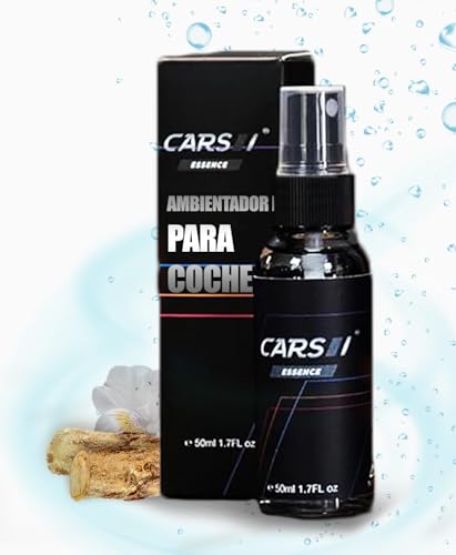 CARS ESSENCE Ambientador para Coche 50ml | Perfume para Vehículos | Tu Coche con Olor Fresco y Duradero | Neutraliza y Elimina los olores