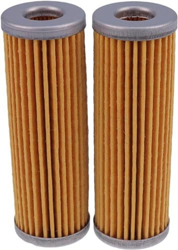Zuide For Kubota Engine Fuel Filter 2PCS 15231-43560 1T021-43560 15231-43562 14301-12470 120-670 Fits G4200 G5200 B1500 B1750 B7100 All B Series and Older G Series 29 Tractors