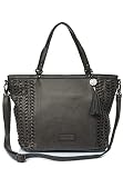 Marc Picard Tasche Shopper Flechtoptik - os - Grau