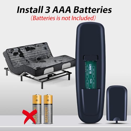 Télécommande de lit réglable Leggett & Platt Basis C3 et Tempurpedic Ergo