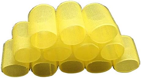UrbHome Large Hair Rollers, Self Grip, Salon Hairdressing Curlers (12 Pack, Large)