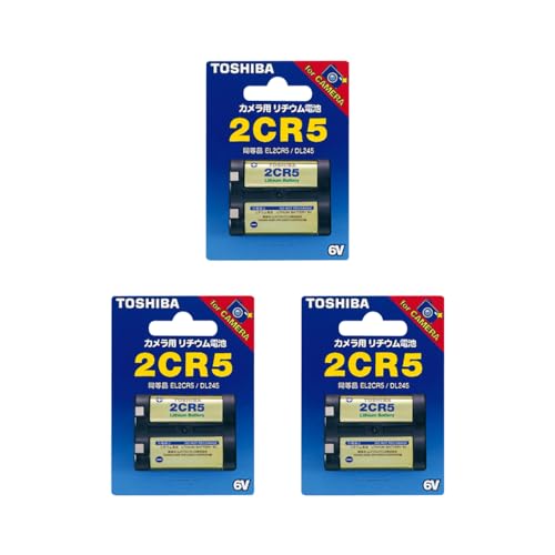 �y3�Z�b�g�z ���� TOSHIBA �J�����p���`�E���d�r 2CR5G ����0�g�p �J���� �d�r ���� �i�܂Ƃߔ����j